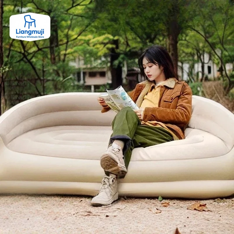 Outdoor Furniture Japanese Style - ที่นั่งเป่าลมสไตล์ญี่ปุ่นที่สะดวกสบาย สำหรับงานเทศกาลดนตรี ที่นั่งเป่าลมแบบเรียบง่าย เฟอร์นิเจอร์กลางแจ้งทันสมัย Divano HBAS