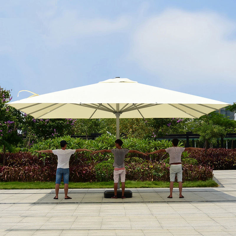 Outdoor Furniture Supplier - ร่มสนามขนาดใหญ่ แข็งแรง ทนทาน สำหรับสวนกลางแจ้ง ร่มกันแดดขนาดใหญ่ 4ม.