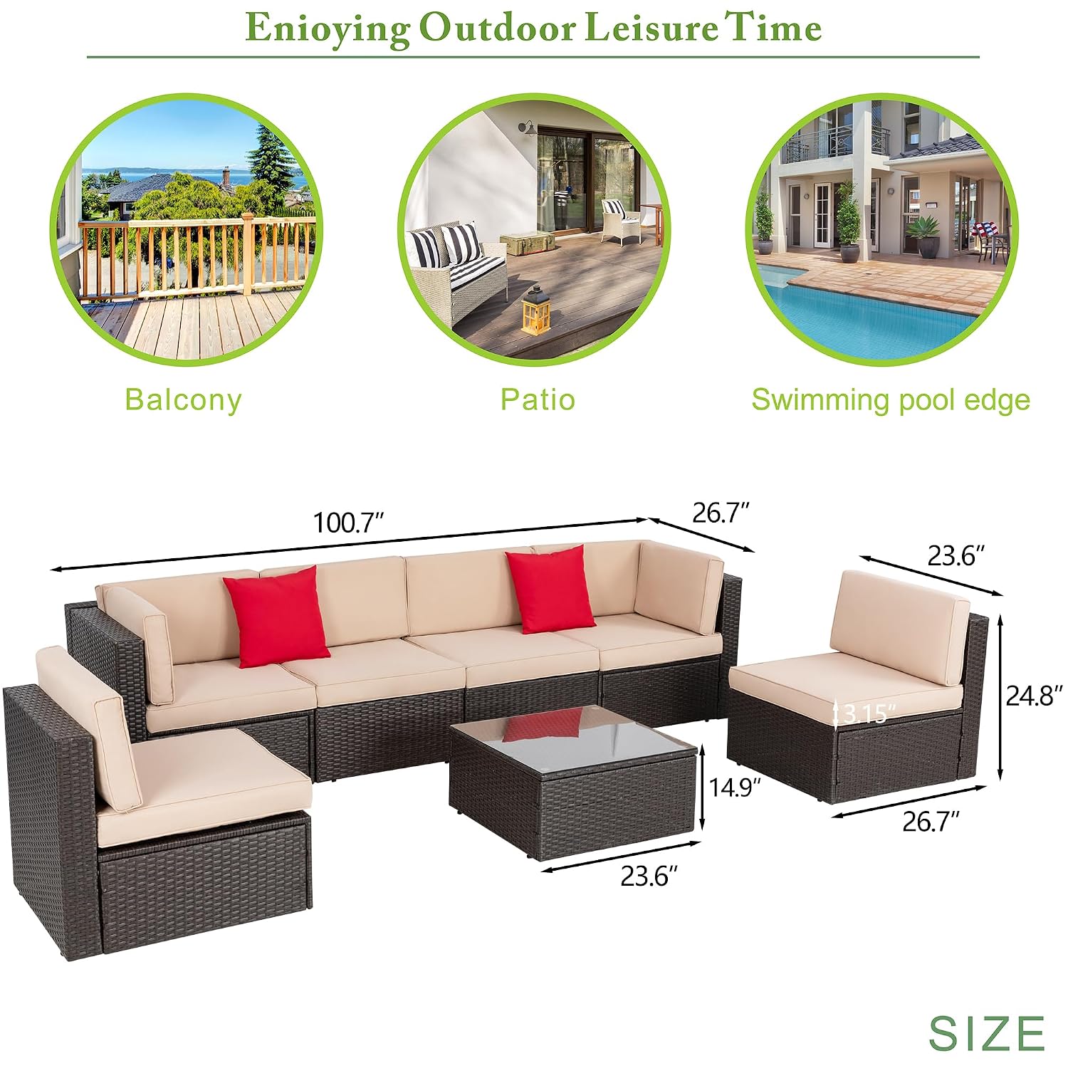 ชุดเฟอร์นิเจอร์ลานกลางแจ้ง 8 ช - Outdoor Furniture With Fire Pit Table บทวิจารณ์และราคา
