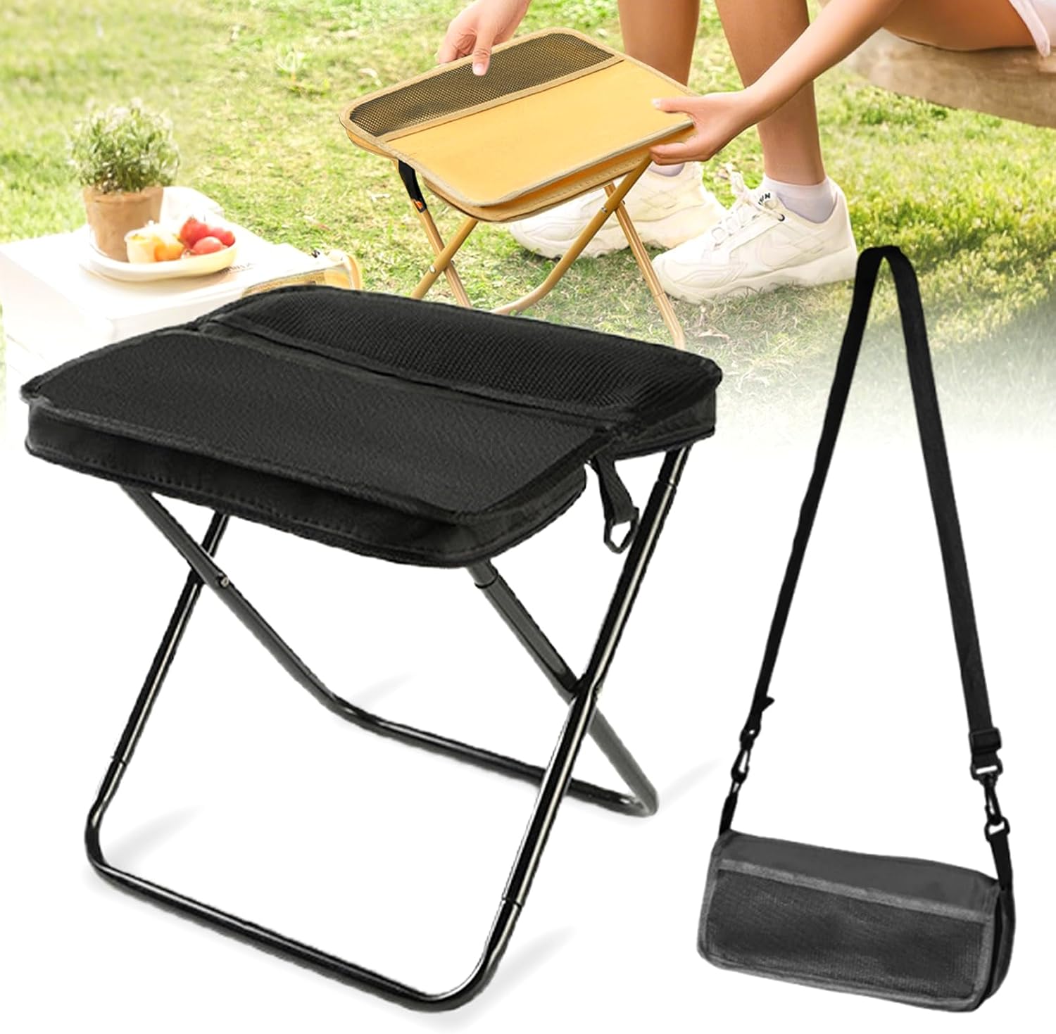 เก้าอี้พับพกพาสำหรับตั้งแคมป์  - Outdoor Furniture Rocking Chair บทวิจารณ์และราคา