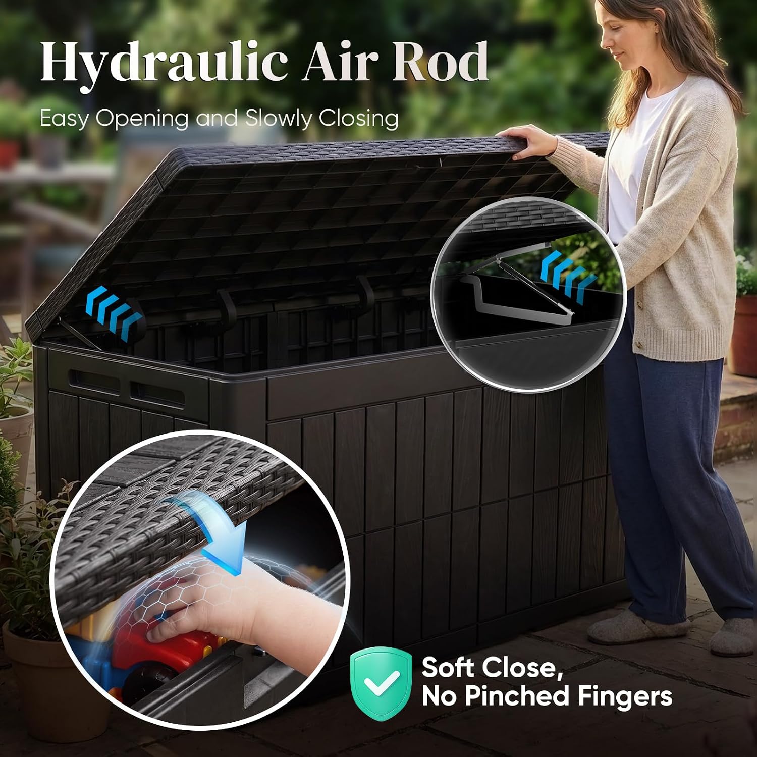 กล่องเก็บของกลางแจ้งขนาดใหญ่ 1 - Outdoor Furniture With Storage บทวิจารณ์และราคา
