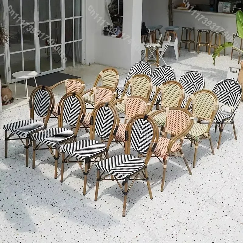 เก้าอี้หวายแบบซ้อนได้ สไตล์เฟร - Outdoor Furniture Cafe บทวิจารณ์และราคา