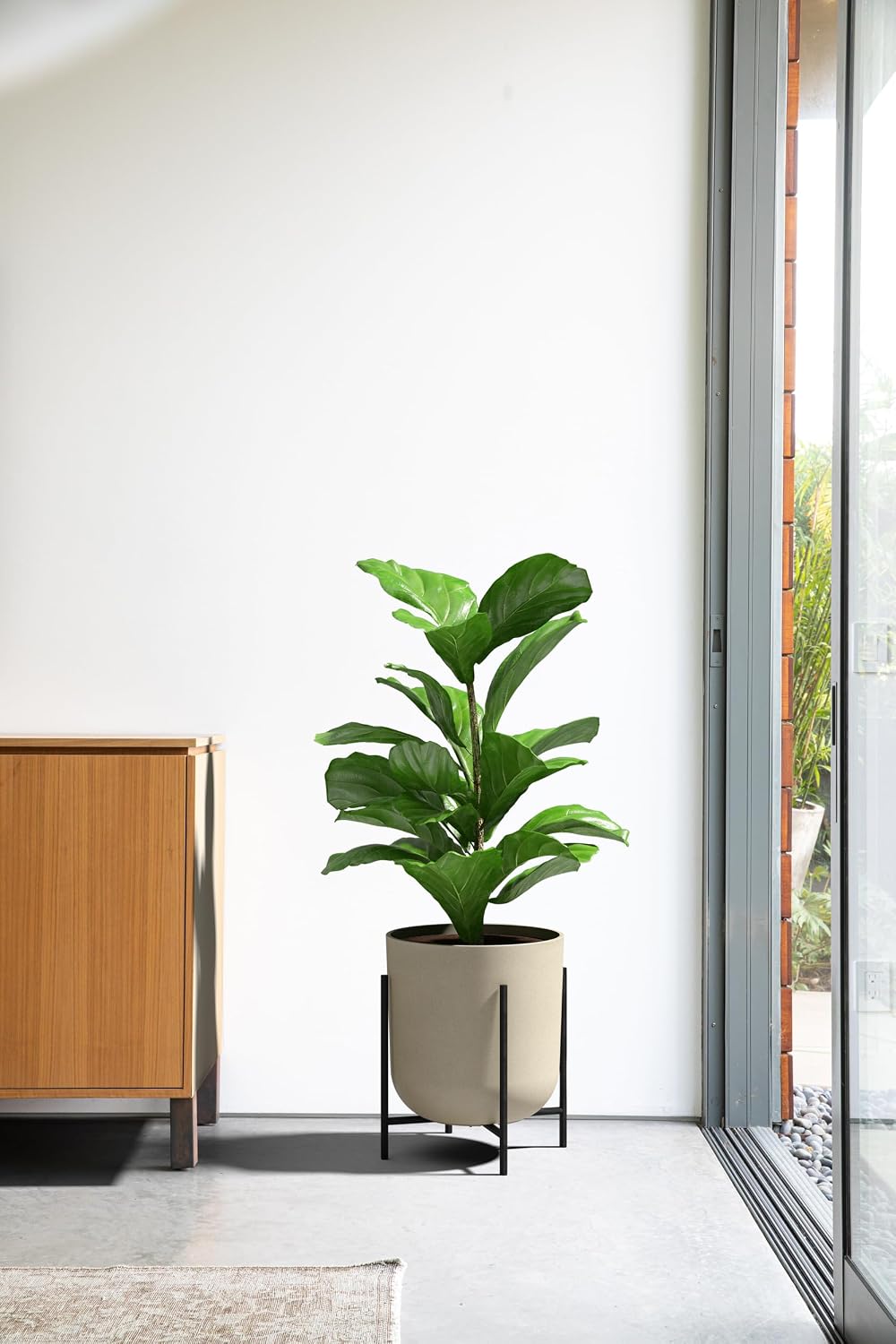 กระถางต้นไม้ทรงกลมพร้อมขาตั้ง  - Planter Raised Metal บทวิจารณ์และราคา