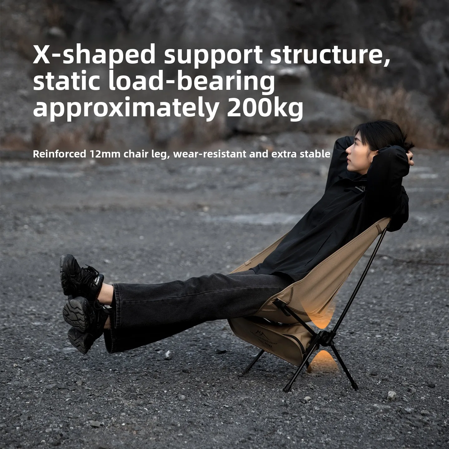 MOUNTAINHIKER เก้าอี้พับแบบพกพ - Outdoor Furniture Rocking Chair บทวิจารณ์และราคา