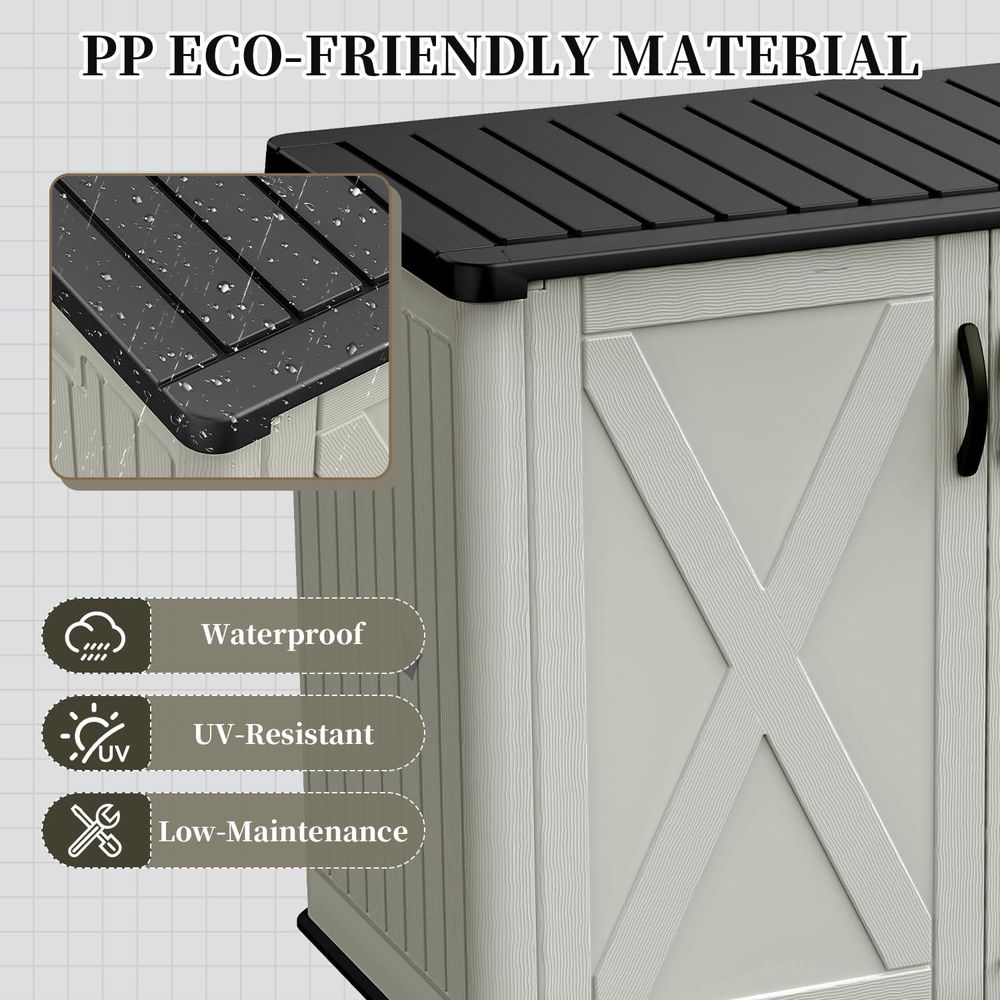 ตู้เก็บของกลางแจ้งขนาด 26 คิว  - Outdoor Furniture With Storage บทวิจารณ์และราคา