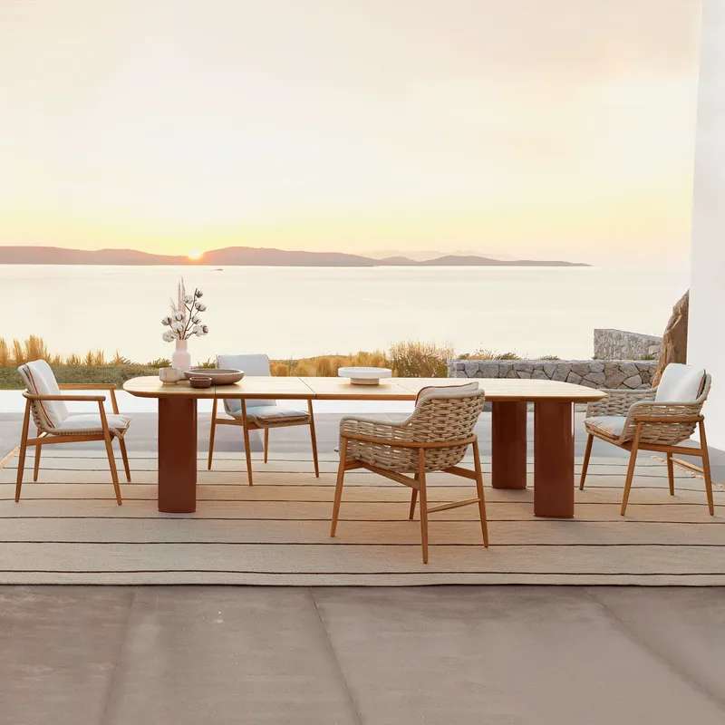 ชุดโต๊ะและเก้าอี้รับประทานอาหา - Outdoor Furniture Cafe บทวิจารณ์และราคา