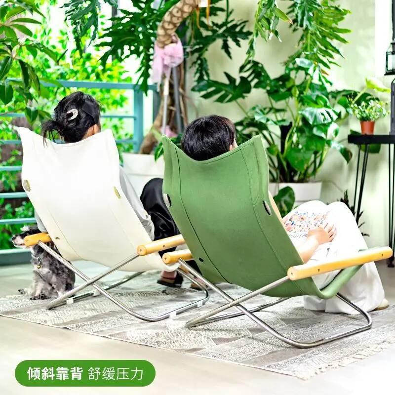 เก้าอี้พักผ่อนพับได้แบบไม่ต้อง - Outdoor Furniture Japanese Style บทวิจารณ์และราคา