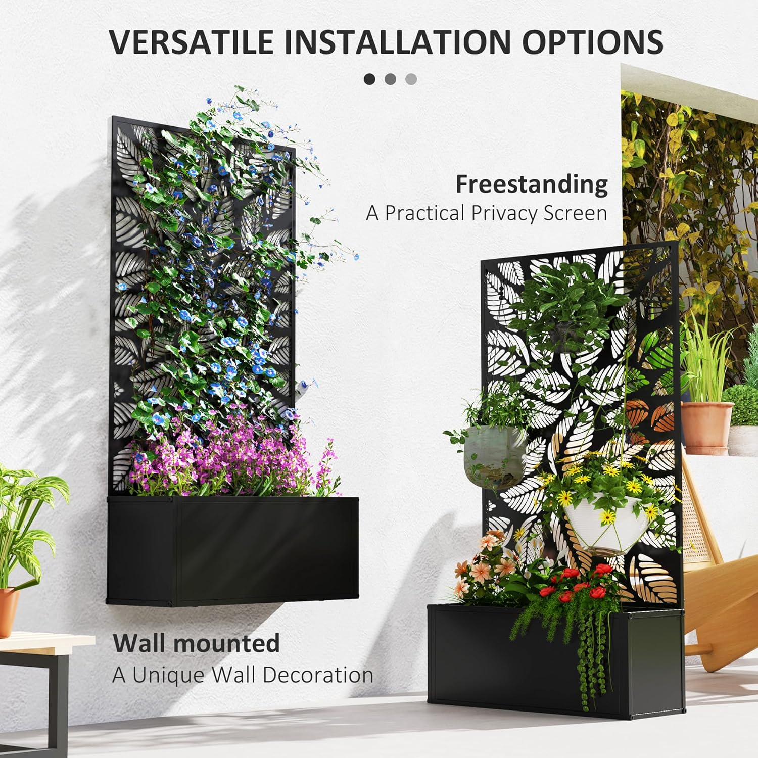 แปลงปลูกผักยกพื้นทำจากโลหะพร้อ - Planter Raised Metal บทวิจารณ์และราคา