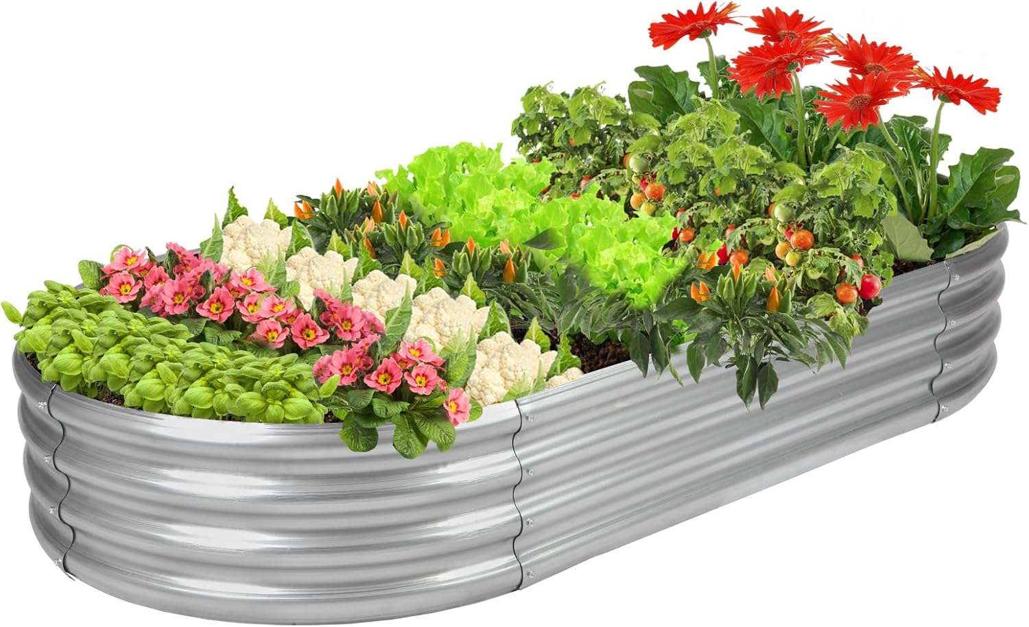 กระบะปลูกต้นไม้แบบยกพื้น GRS C - Planter Raised Metal บทวิจารณ์และราคา